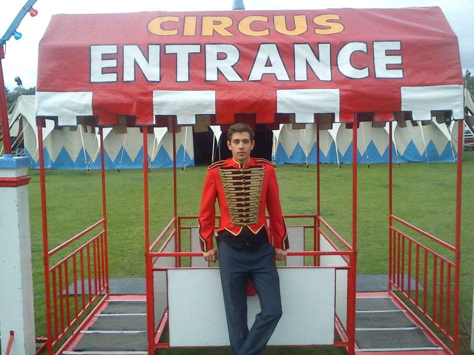 Greeted at the entrance